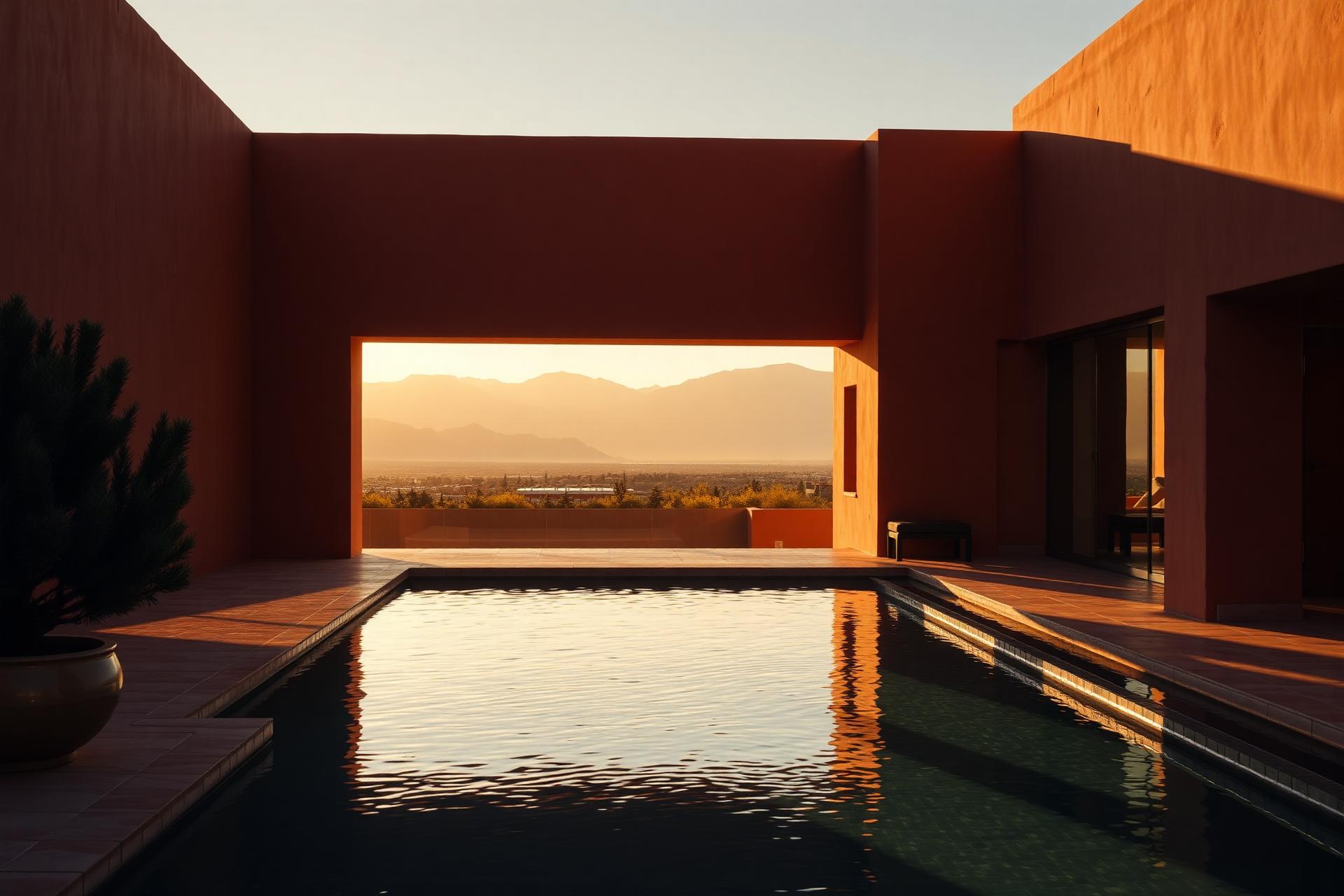 Villa d'exception à Marrakech face à l'Atlas